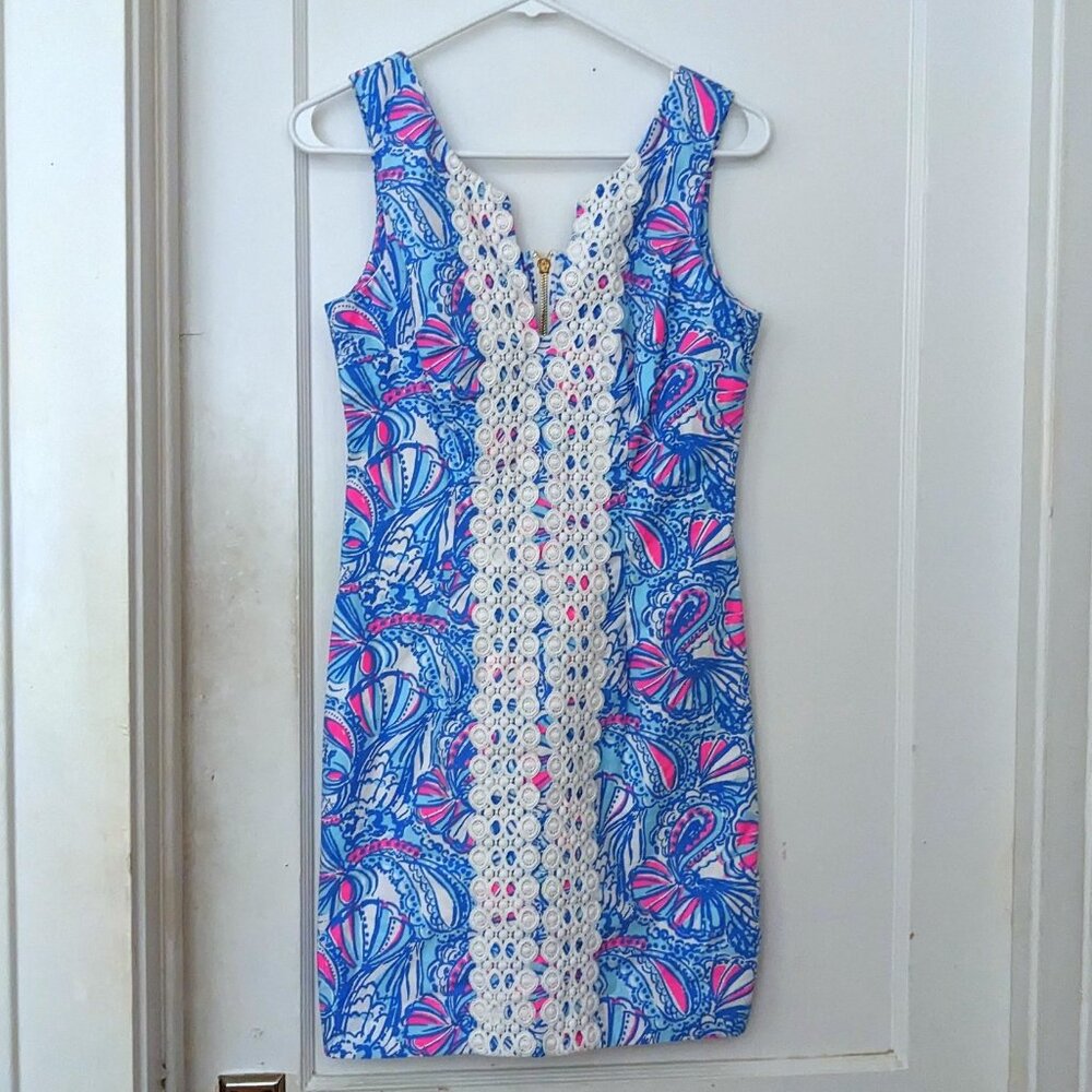 Lilly Pulitzer for Target 20th Anniversary Collection My Fans Shift Dress Size 4